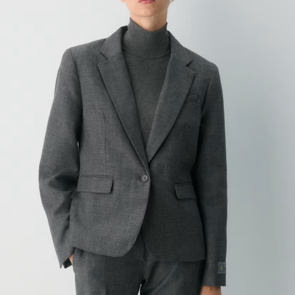 Aritzia NWT Wool Charcoal Suit Set - Picture 6 of 11